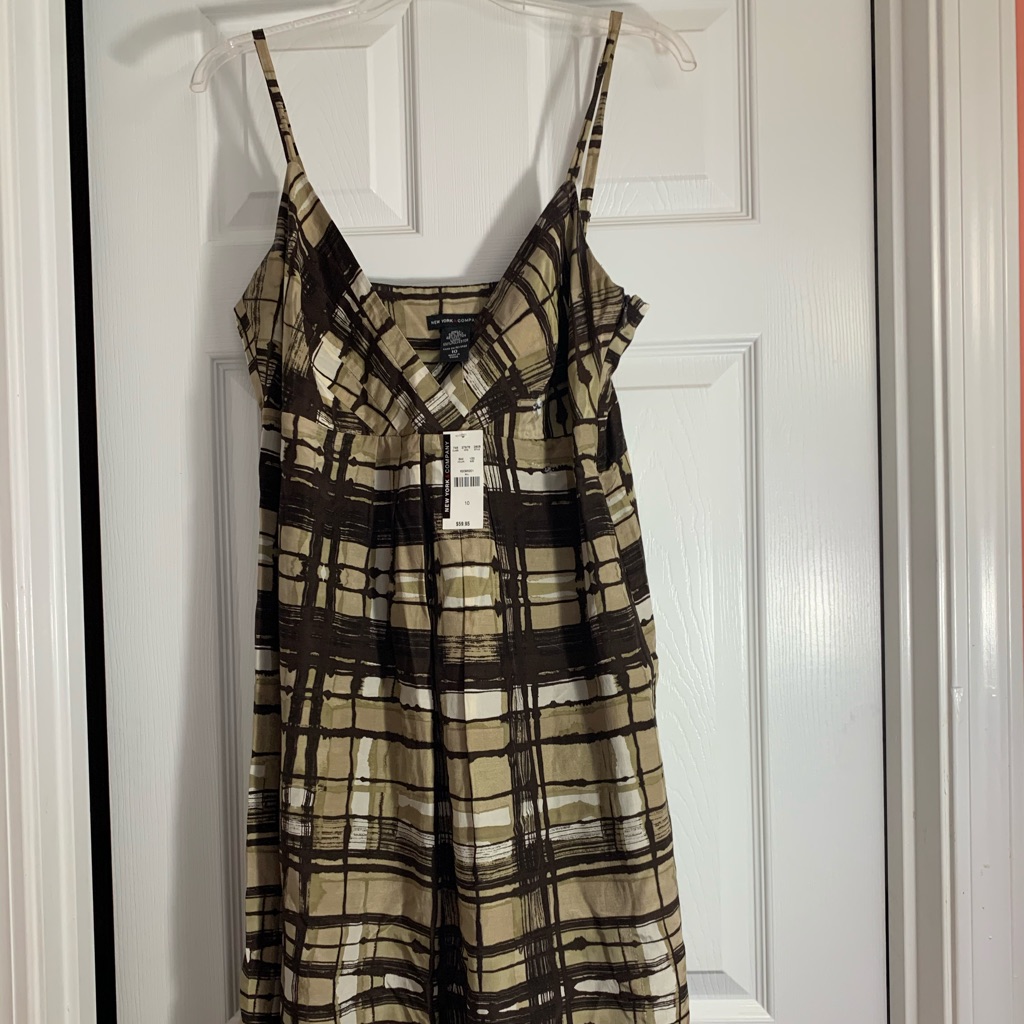 Brand New New York And Company Plaid Dress